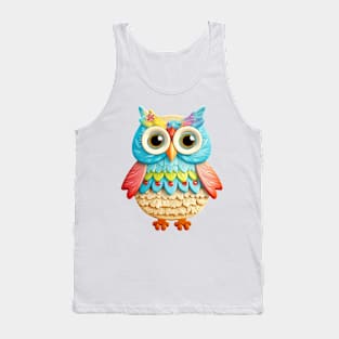 Gingerbread Owl Tank Top